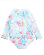 Load image into Gallery viewer, Bebe - Malia Long Sleeve Sunsuit
