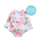 Load image into Gallery viewer, Bebe - Lena Long Sleeve Sunsuit
