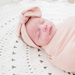 Load image into Gallery viewer, Snuggle Hunny Kids - Blush Pink Topknot Headband
