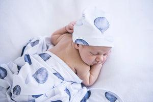 Snuggle Hunny Kids - Cloud Chaser Baby Jersey Wrap & Beanie Set