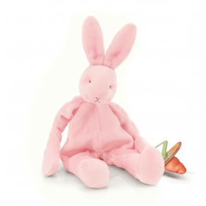 Soft Bunny Comforter & Dummy Holder (Pink)