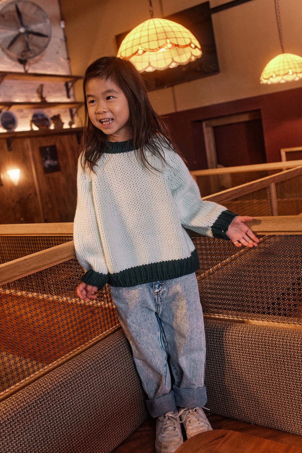 Goldie + Ace - Marley Knit Sweater (Green Ivy)