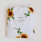 Load image into Gallery viewer, Snuggle Hunny Kids - Sunflower Fitted Cot Sheet
