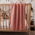 Load image into Gallery viewer, Snuggle Hunny Kids - Diamond Knit Baby Blanket (Rosa)
