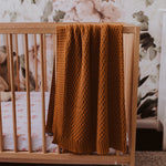 Load image into Gallery viewer, Snuggle Hunny Kids - Diamond Knit Baby Blanket (Bronze)
