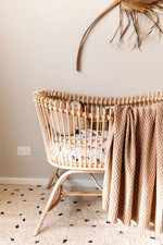 Load image into Gallery viewer, Snuggle Hunny Kids - Diamond Knit Baby Blanket (Hazelnut)
