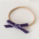 Load image into Gallery viewer, Snuggle Hunny Kids - Violet Velvet Bow
