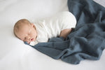 Load image into Gallery viewer, Snuggle Hunny Kids - Azure Organic Muslin Wrap
