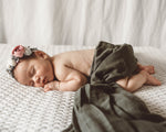 Load image into Gallery viewer, Snuggle Hunny Kids - Dusty Olive Organic Muslin Wrap

