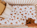 Load image into Gallery viewer, Snuggle Hunny Kids - Lion Fitted cot Sheet
