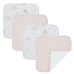 Load image into Gallery viewer, Living Textiles - 4 Pack Wash Cloths (Ava)
