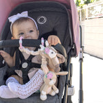 Load image into Gallery viewer, Living Textiles - 2PK Stroller Toys (Fawn &amp; Bunny)
