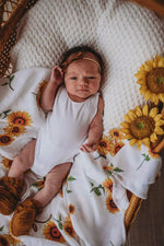 Load image into Gallery viewer, Snuggle Hunny Kids - Sunflower Organic Muslin Wrap
