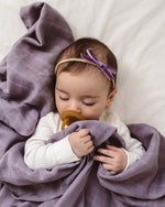 Load image into Gallery viewer, Snuggle Hunny Kids - Violet Velvet Bow
