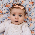 Load image into Gallery viewer, Snuggle Hunny Kids -  Coral Velvet Bow
