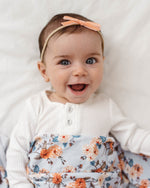 Load image into Gallery viewer, Snuggle Hunny Kids -  Coral Velvet Bow
