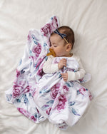 Load image into Gallery viewer, Snuggle Hunny Kids - Moonlight Blue Velvet Bow
