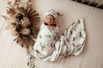 Load image into Gallery viewer, Snuggle Hunny Kids - Fox Jersey Wrap &amp; Beanie Set
