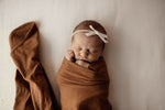 Load image into Gallery viewer, Snuggle Hunny Kids - Bronze Baby Jersey Wrap &amp; Beanie Set
