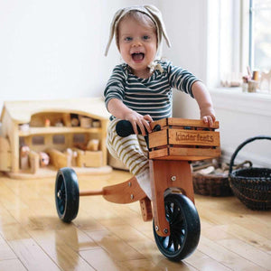 Kinderfeets - 2-in-1 Tiny Tot Tricycle & Balance Bike (Bamboo)