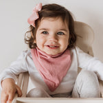 Load image into Gallery viewer, Snuggle Hunny Kids - Jewel Pink Dribble Bib
