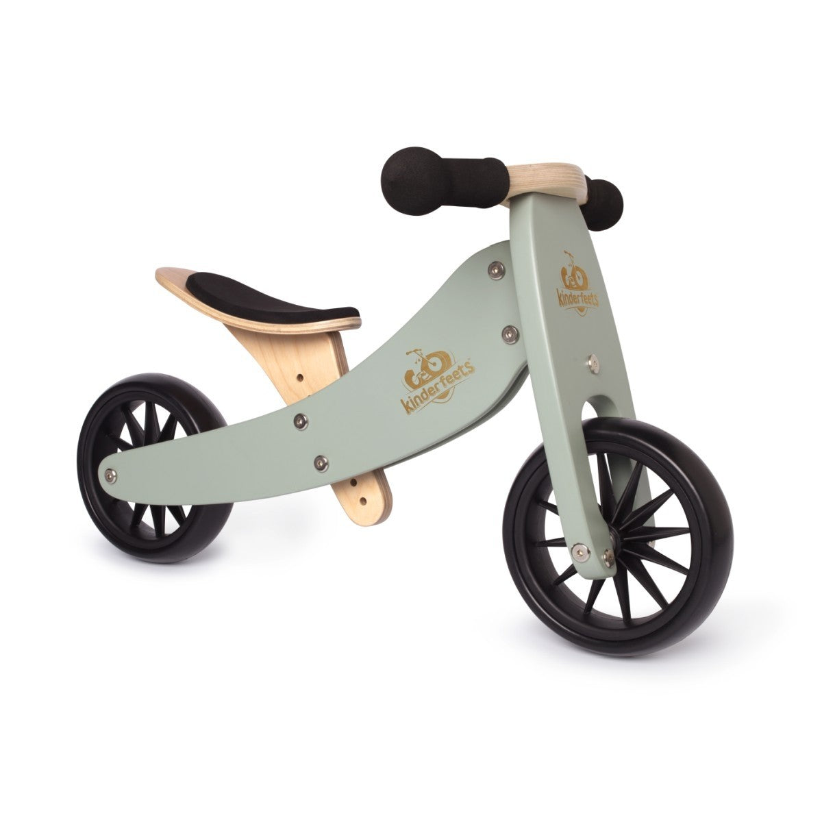 Kinderfeets - 2-in-1 Tiny Tot Tricycle & Balance Bike (Sage)