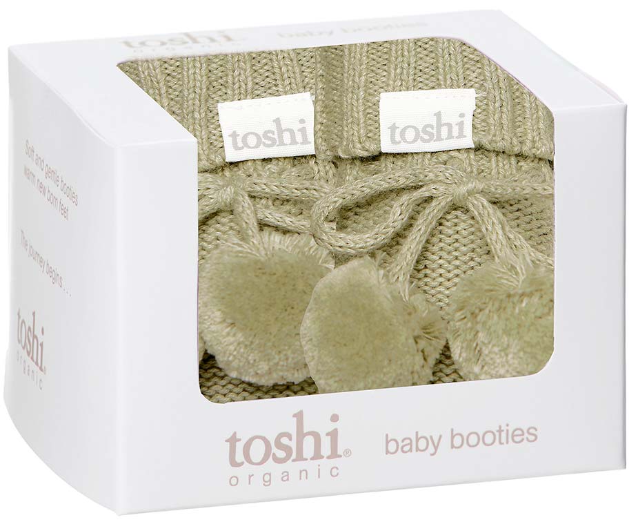 Toshi - Organic Booties Marley (Olive)