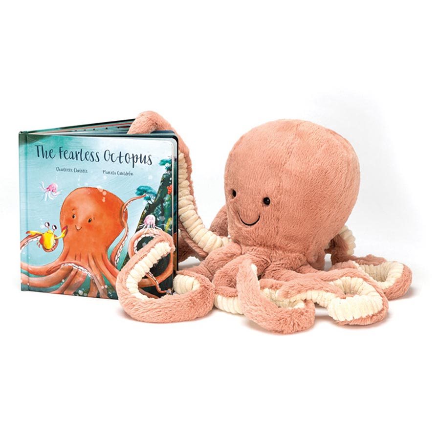 Jellycat - The Fearless Octopus Book (Odell Octopus)