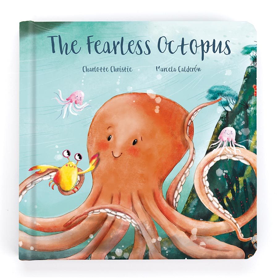 Jellycat - The Fearless Octopus Book (Odell Octopus)
