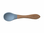 Load image into Gallery viewer, Calf &amp; Crew - Divider Plate W/ Beechwood Spoon Baby Blue
