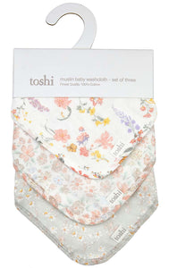 Toshi - Baby Washcloth Muslin 3pcs - Isabelle