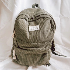 Calf & Crew - Corduroy Junior Backpack - Khaki