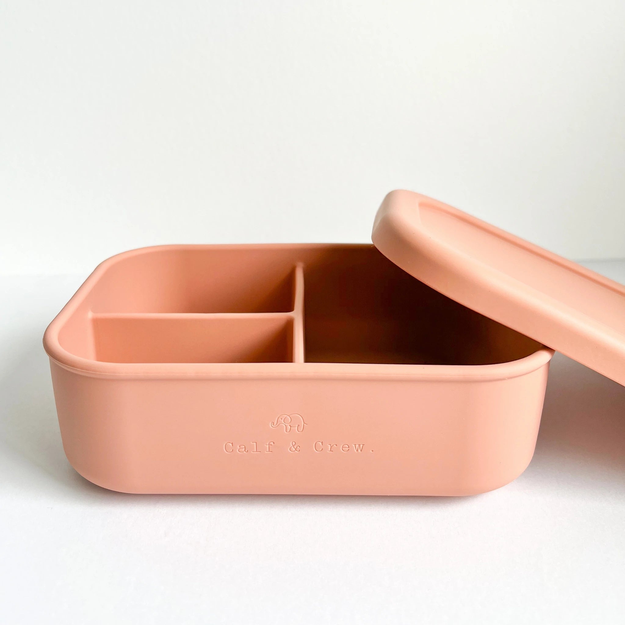 Calf & Crew - Silicone Bento Lunchbox - Peach