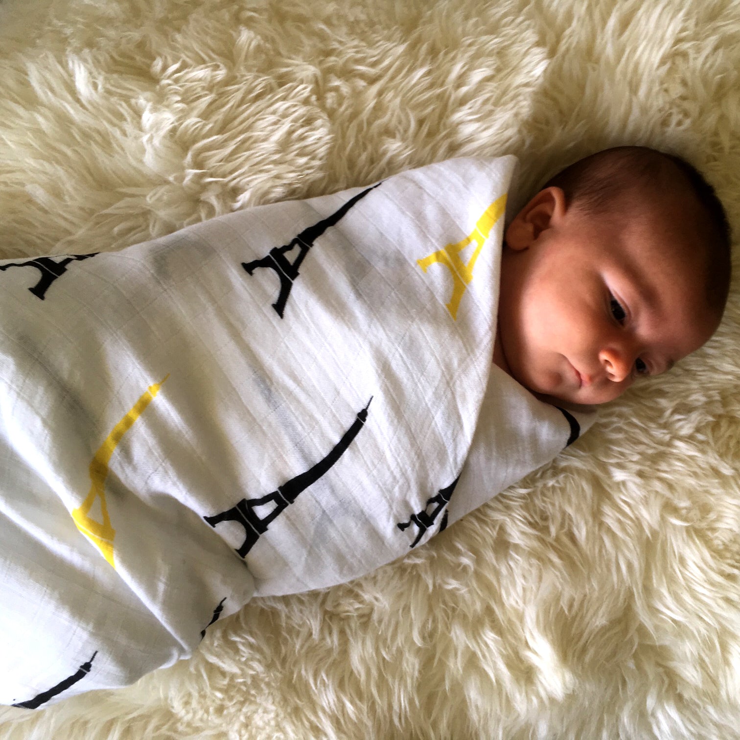 Proud Baby - Bonjour Baby France Muslin Swaddle