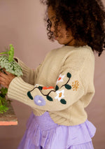 Load image into Gallery viewer, Bella + Lace - Country Garden Jumper (Natural Linen)
