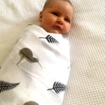 Load image into Gallery viewer, Proud Baby - Cute Kiwi New Zealand Muslin Swaddle
