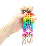 Load image into Gallery viewer, Nature Bubz - Pastel Rainbow Dummy Clip
