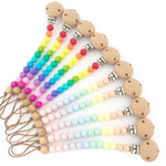 Load image into Gallery viewer, Nature Bubz - Pastel Rainbow Dummy Clip
