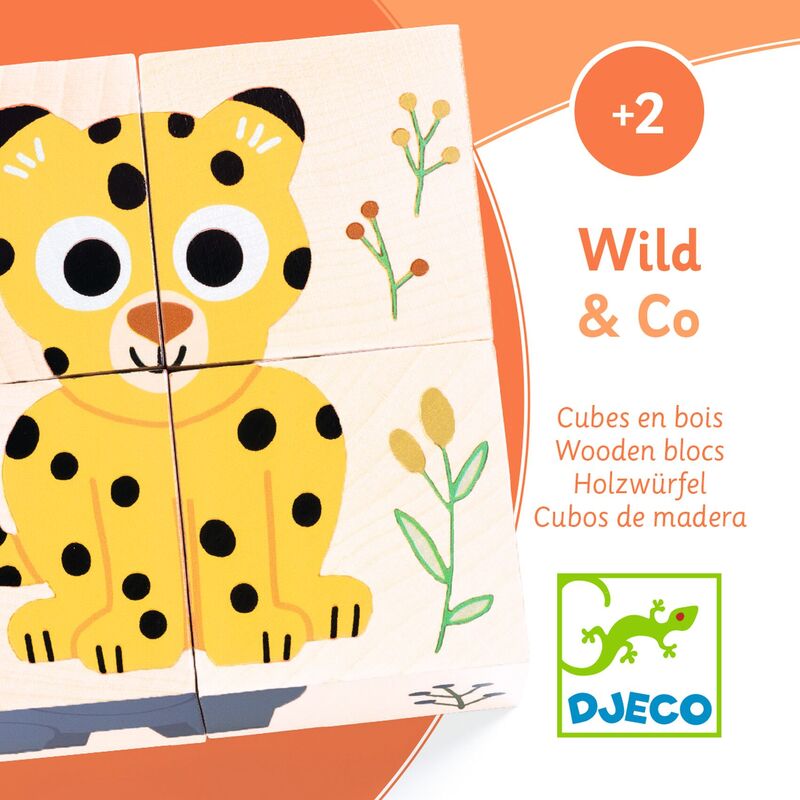 Djeco - Wild & Co Wooden Puzzle