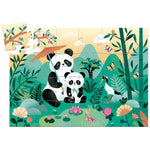 Load image into Gallery viewer, Djeco - Leo the Panda 24pc Silhouette Puzzle
