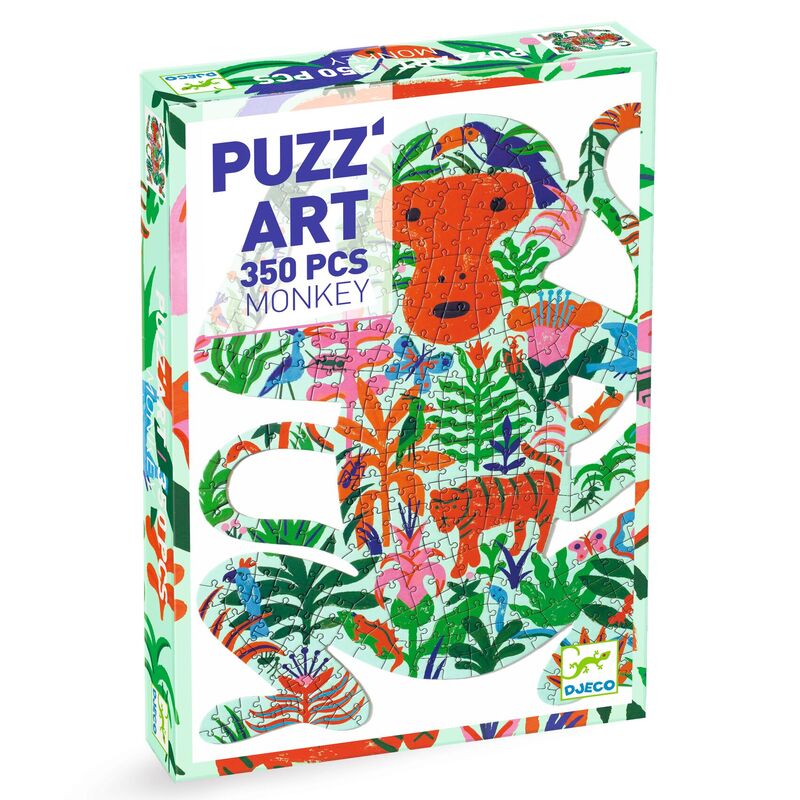 Djeco - Monkey 350pz Art Puzzle