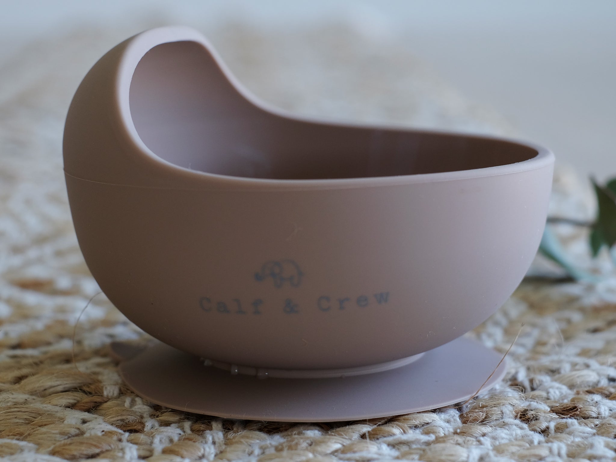 Calf & Crew - Silicone Suction Bowl & Beechwood Spoon