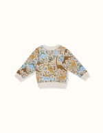 Load image into Gallery viewer, Goldie + Ace - Dino Roar Terry Relaxed Sweater

