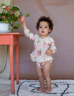 Load image into Gallery viewer, Bella + Lace - Elly Romper (Rose Bloom)
