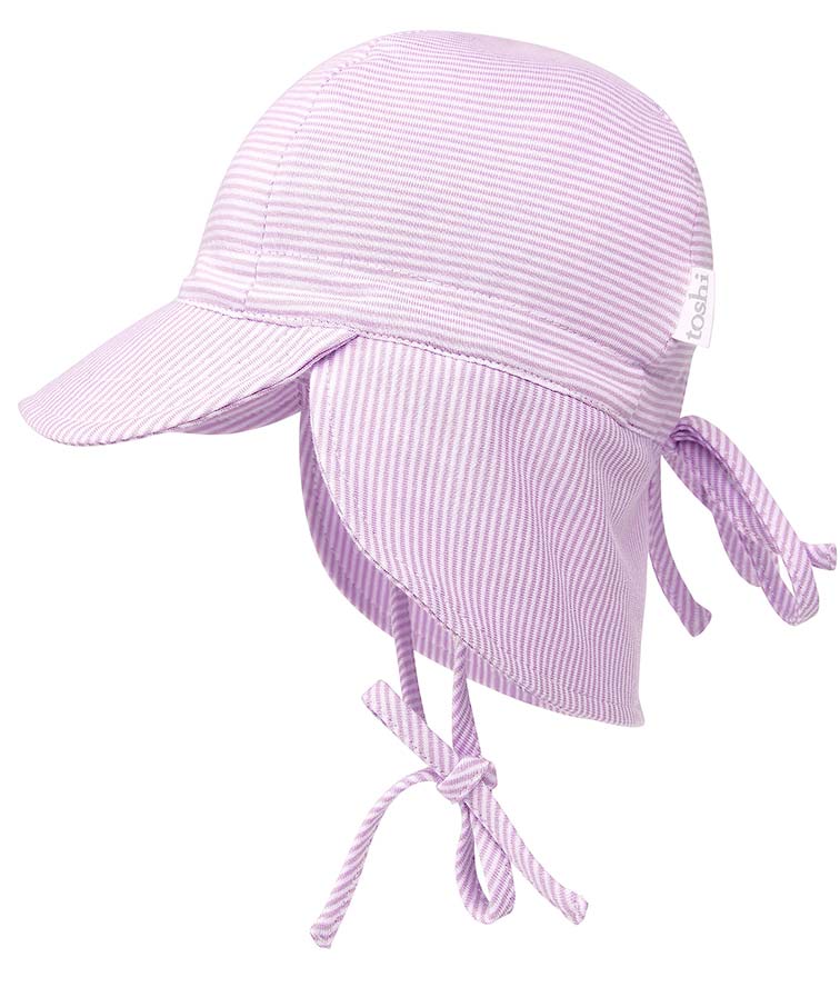Toshi - Baby Flap Cap - Lavender