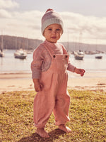 Load image into Gallery viewer, Huxbaby - Rosebud Cord Overalls
