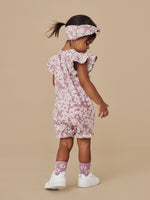 Load image into Gallery viewer, Huxbaby - Daisy Frill Bubble Romper
