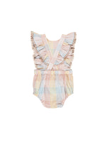 Load image into Gallery viewer, Huxbaby - Rainbow Ruffle Playsuit
