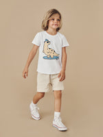 Load image into Gallery viewer, Huxbaby - Stripe Reversible Chino Short
