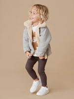 Load image into Gallery viewer, Huxbaby - Stripe Reversible 80&#39;s Jacket
